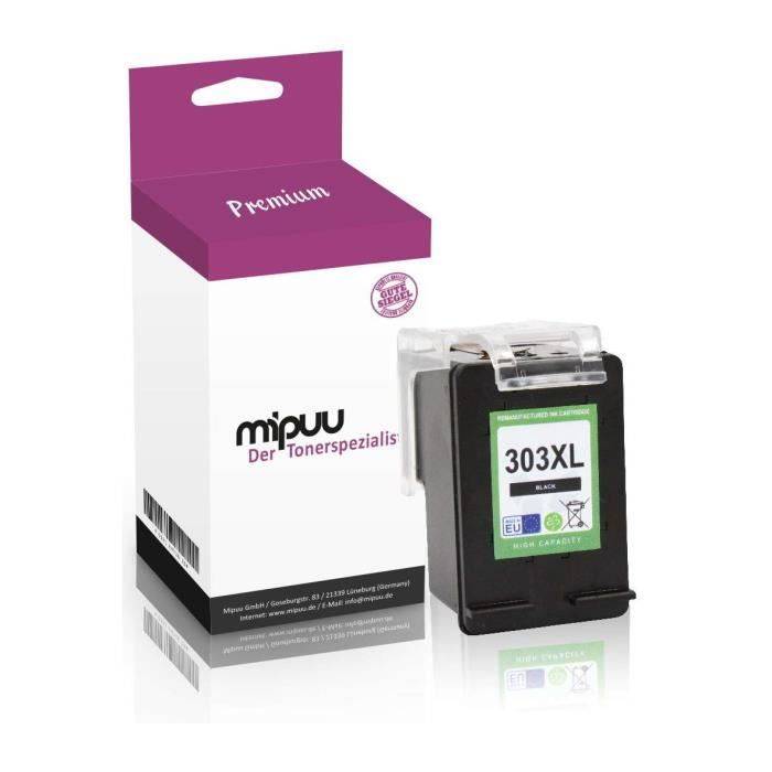 Mipuu bläckpatroner kompatibla med HP 303XL 303 XL T6N02AE svart black för Envy Photo 6220 6230 83841