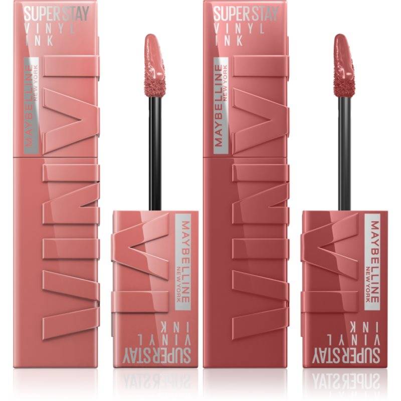 MAYBELLINE NEW YORK SuperStay Vinyl Ink Sæt til læber - 2 stk.