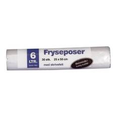 Fryseposer 6 liter - 30 stk