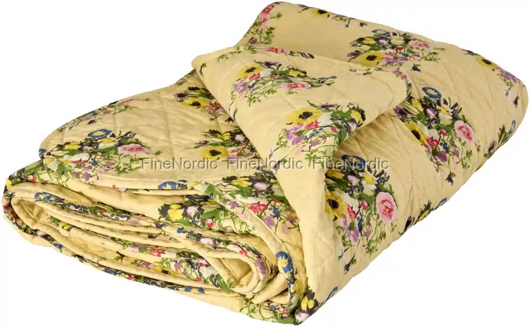 Rice Quilt Blanket "Retro Bouquet"