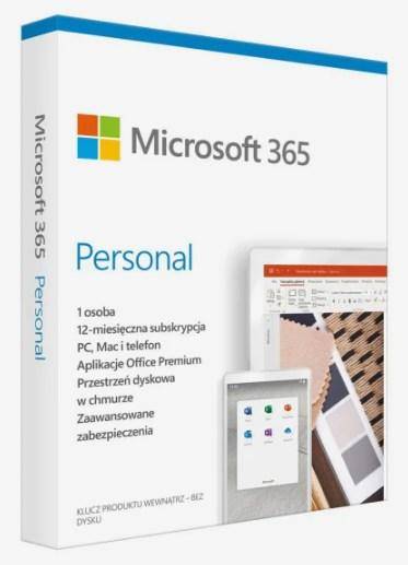 Microsoft 365 Personal PL P10 1Y 1User/5Devices Box