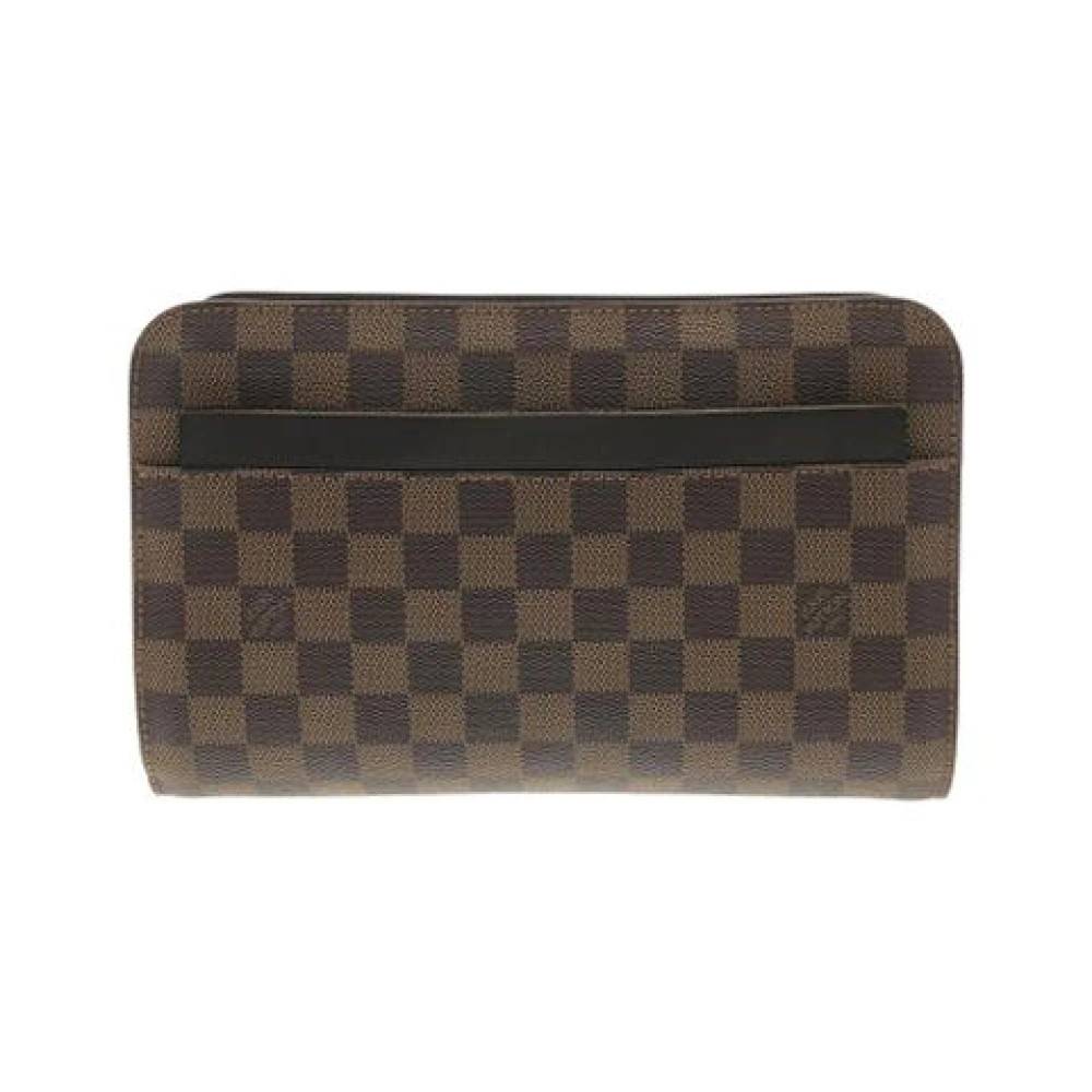 Louis Vuitton Vintage Pre-owned Clutch Taske - Vintage - Dame - Brun - ONE SIZE - Uld