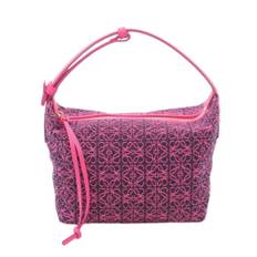 Loewe Pre-owned, Vintage , Dame, Flerfarvet, ONE SIZE, Tyl, Pre-owned canvas håndtasker