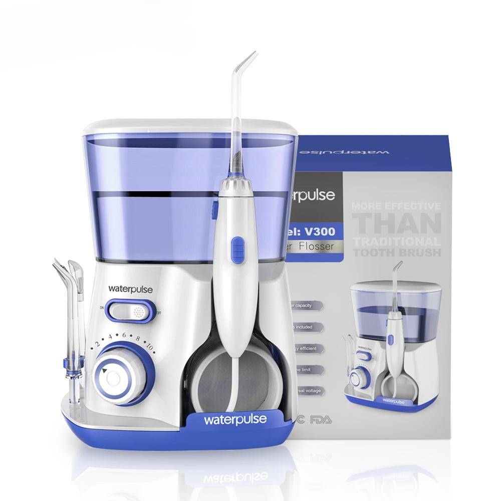 V300G munspolare 5 st tips Dental Water Flosser Elektriskt rengöringsmedel 800ml Munhygien Tandtråd för munvård