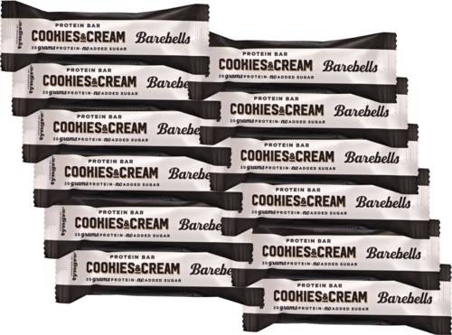 Barebells Orginal Bars Protein Bar Cookies & Cream 12-Pack