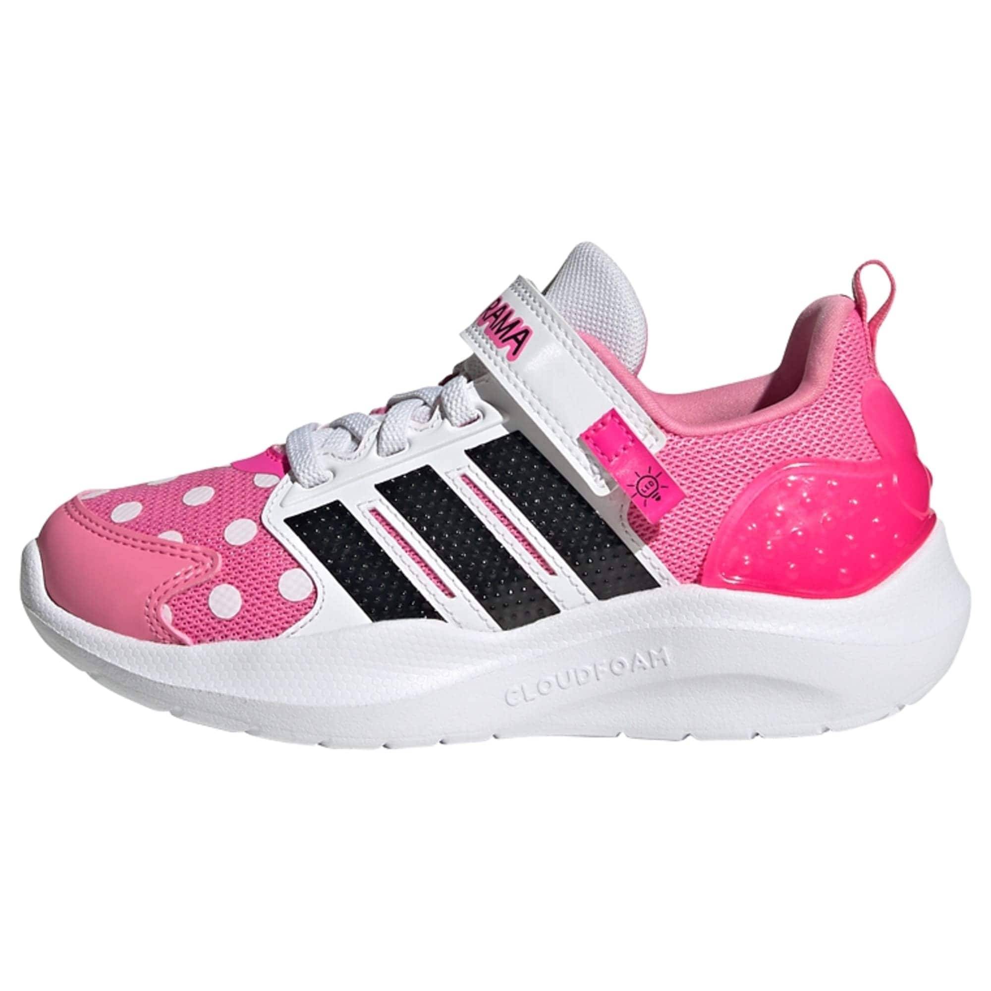 ADIDAS SPORTSWEAR Sportsko 'Disney Lightorama Minnie Mouse' rosa / ljusrosa / svart / vit