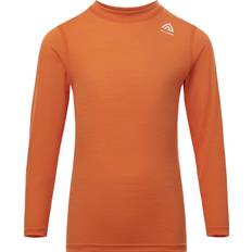 Aclima Kids' LightWool Crew Neck  Orange Tiger, 100