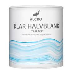 Alcro Klar Trälack Halvblank