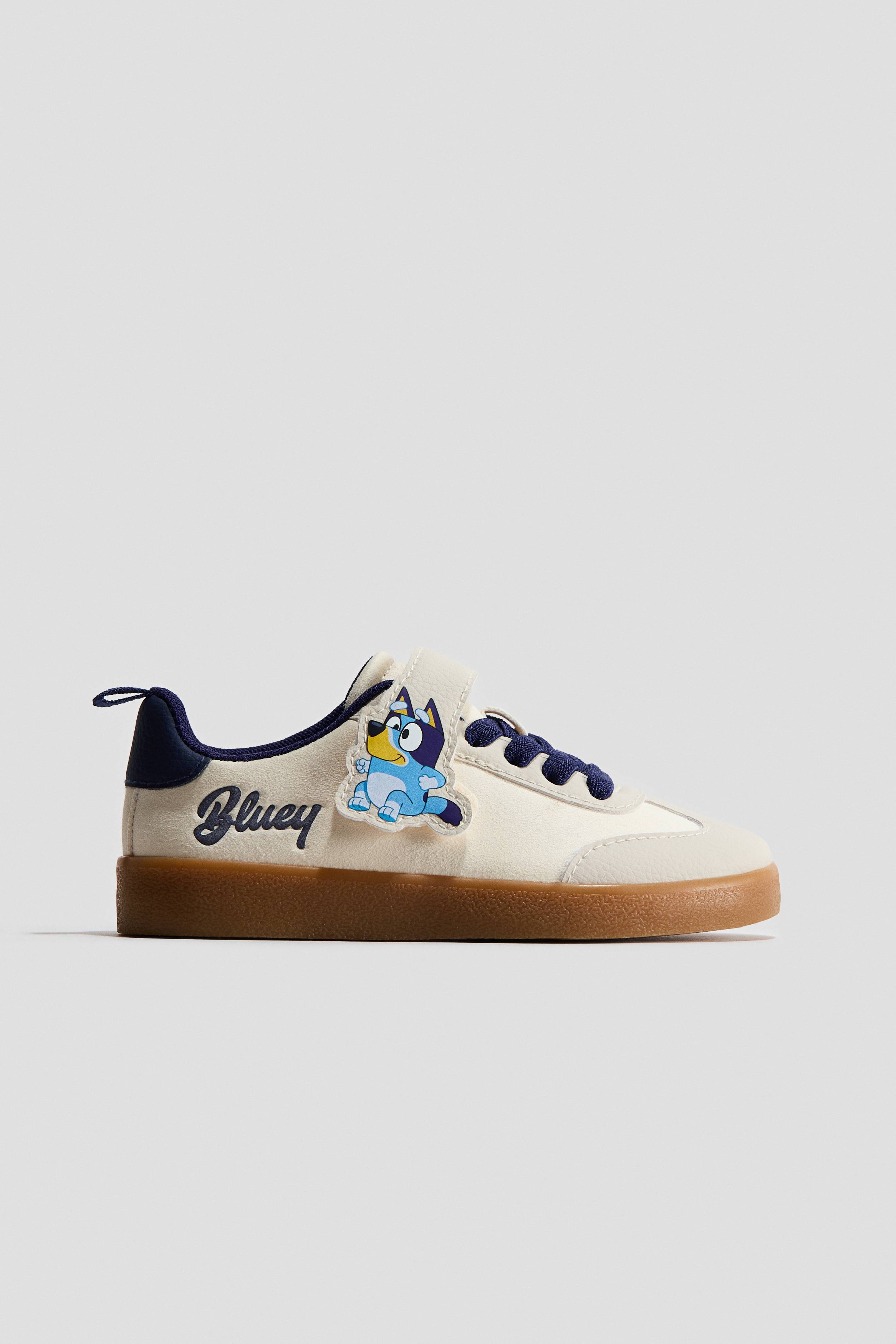 Dreng - Beige/Bluey Sneakers med applikation - Size: 25 - H&M