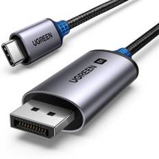 Audio video kabel USB-C - DisplayPort 8K HDR HDCP2.3 eARC 3m grå