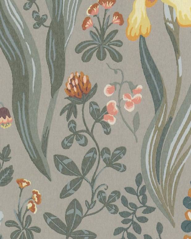 Tapet Blomsterhav -Grå från Boråstapeter