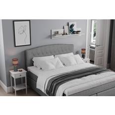 Drömvik Belda Sängpaket 180x200 Fast/Medium - Grå Kontinentalsäng