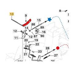 Drivpedal Park 320, 340, 500, 740 m.fl 387500011/0