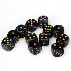 Bulk Dice Sets Shadow/Gold Lustrous Polyhedral Bag (20)