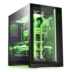 Lian Li PC-O11 Dynamic, Tempered glass, ATX - Razer Edition Svart