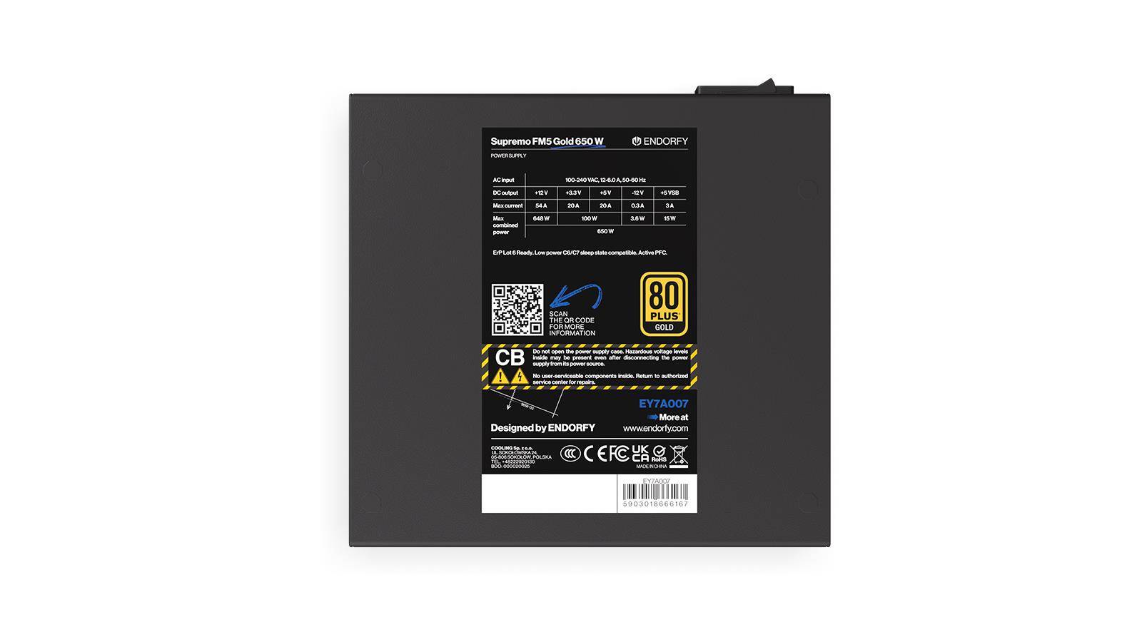 Supremo FM5 650W 80+ Gold