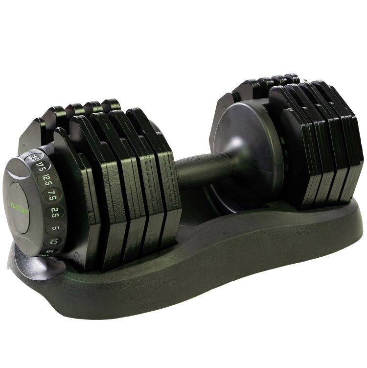 Tunturi - justerbara hantlar 2 x 25 kg - Gympaket