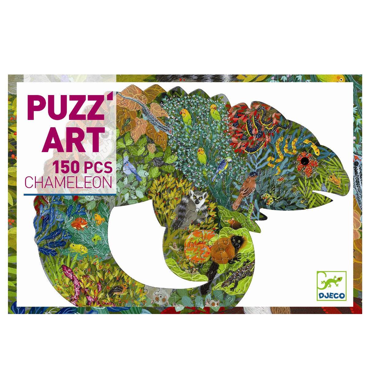 Djeco puslespil 150, Puzz'art Kamæleon