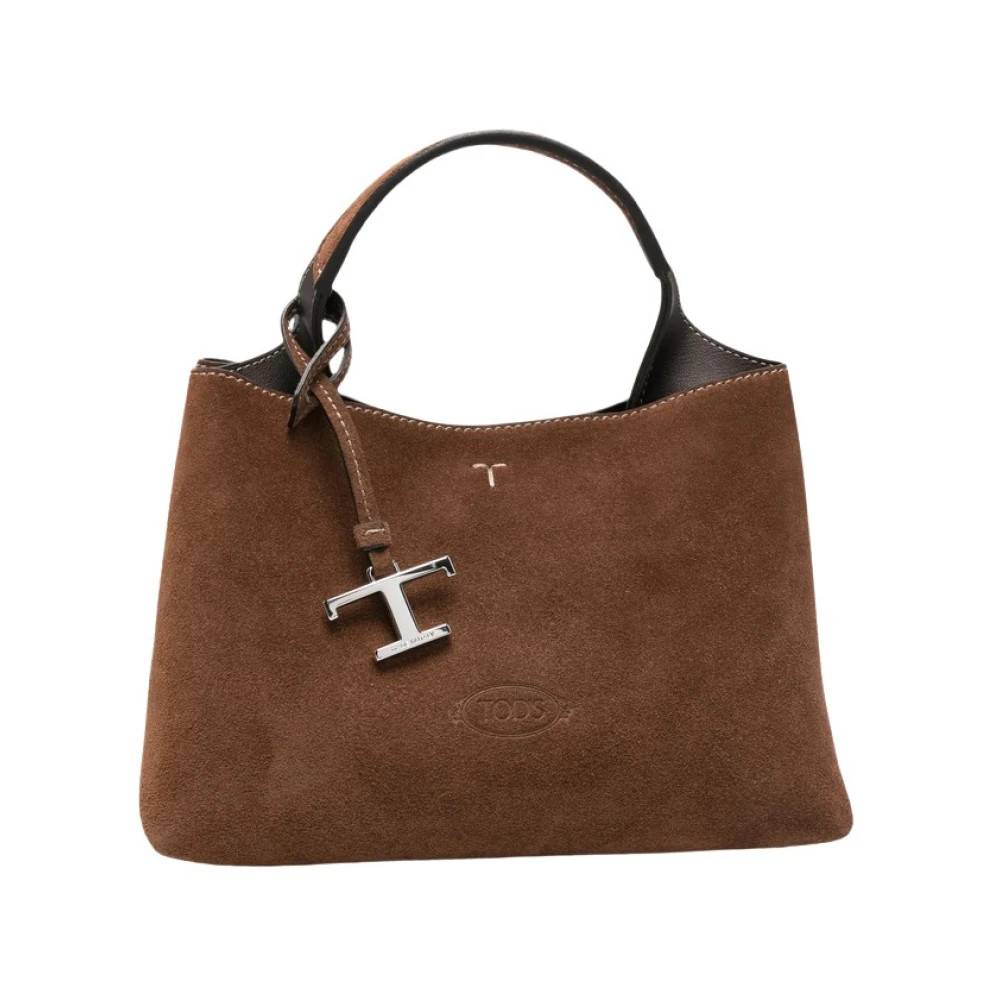 Tod's T Timeless Shopping Bag - Tasker - Dame - Brun - ONE SIZE -