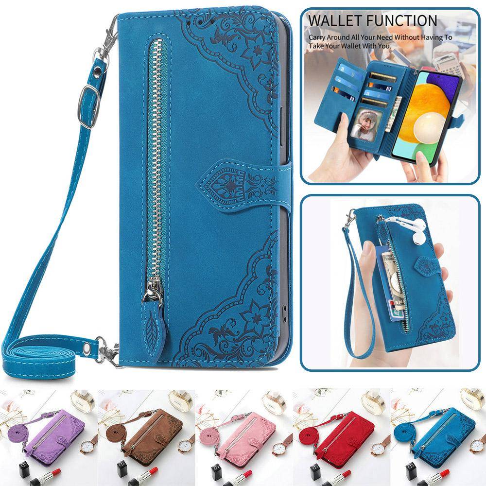 Blixtlås Läderplånbok Capa för Motorola G87 G77 G85 G75 G55 G67 G35 G15 Power G05 Lyxigt Fodral Kort Funda Moto G86 G56 G57 67 5G