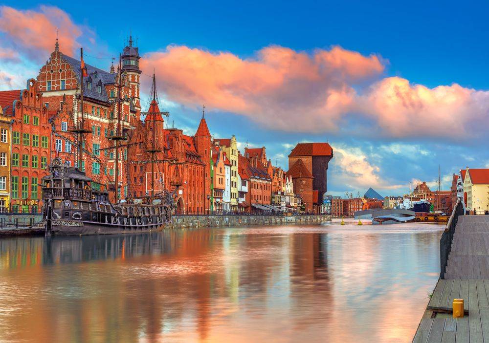 KIDEK pussel - Colors of Gdansk, 500-bitar Default Title