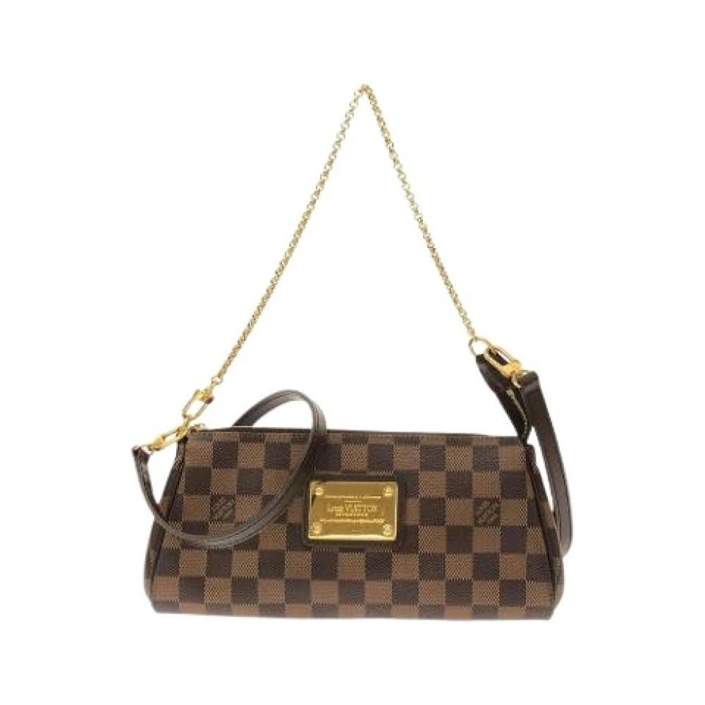 Louis Vuitton Vintage Pre-owned Damier Mini Skuldertaske - Vintage - Dame - Brun - ONE SIZE - Uld
