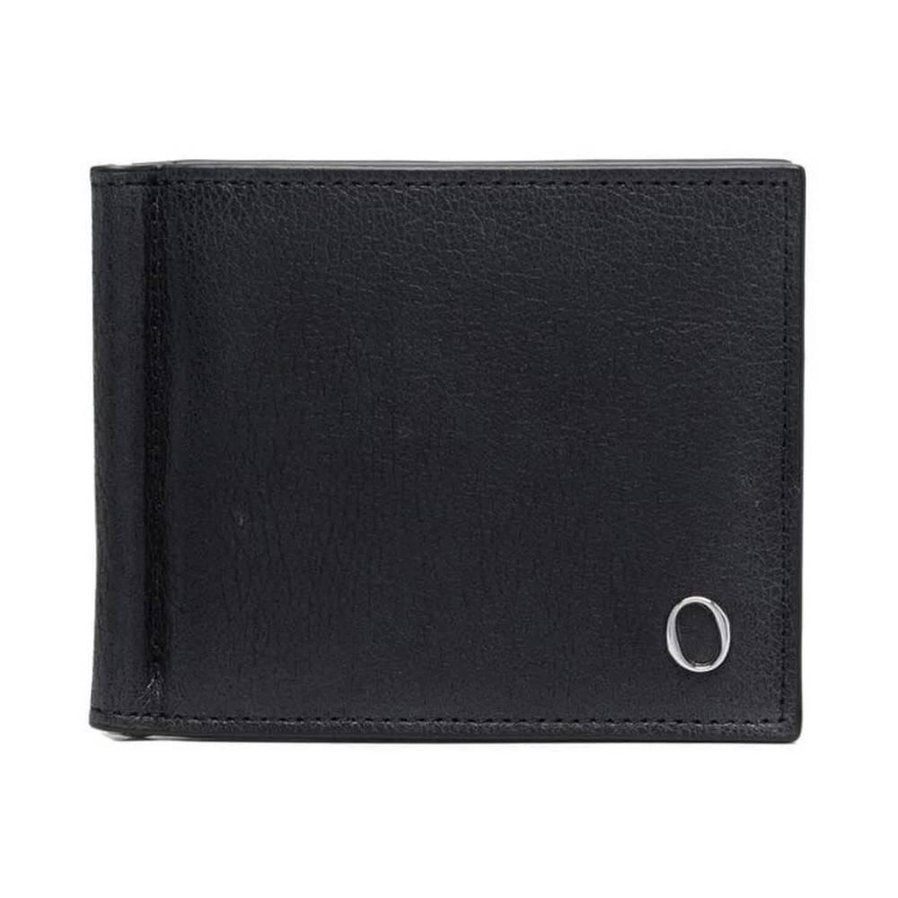 Orciani Sort læder bi-fold pung - Accessories - Herre - Sort - ONE SIZE - Læder