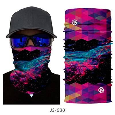 3d sömlösa galax balaclava magisk ansiktsmask varmare motorcykel ridning ski hals damask sköld durag män sol bandana cykel - 30