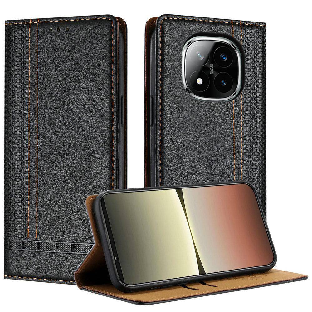 Lyxigt Fodral Läder Bok Capa för Redmi Note 15 Pro 4G 5G Flip Fodral Telefon Xiaomi Redmi Note 14 15 Pro Plus Fodral Redmi15 14C 15C