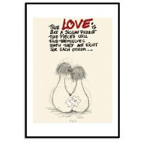 True love is like a jigsaw puzzle...