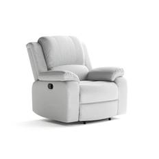 Norbo Reclinerfåtölj Biofåtölj - Fällbar fåtölj i Tyg Vilfåtölj Ljusgrå & biofåtölj Grå Comfort Living