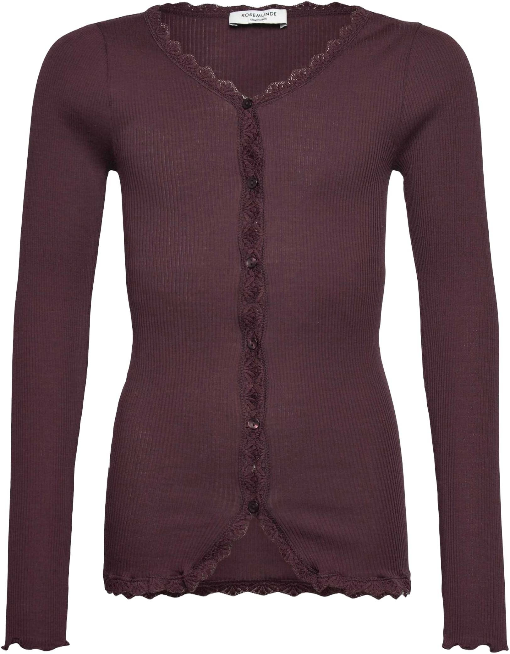 Rosemunde Rkbalta Modal LS Lace Cardigan Stl. 176 flickor - Koftor Från Magasin - Ganache (176)