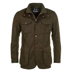 Barbour Ogston Wax Jacket Herr, M, Olive/Forest Mist