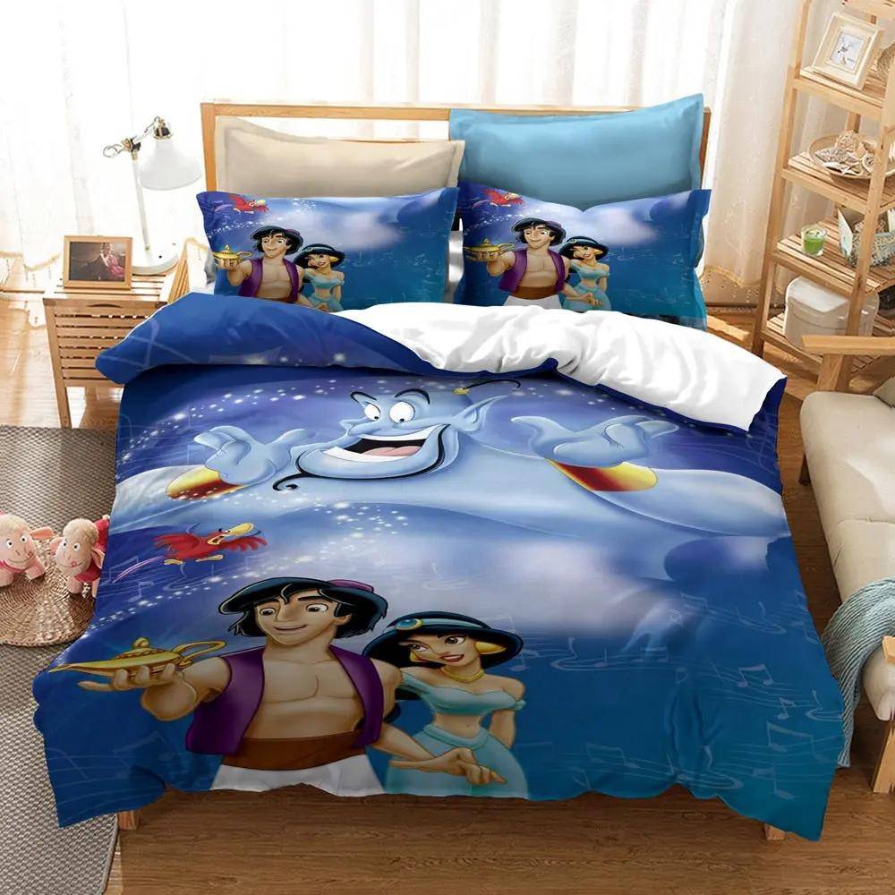 Påslakanset Jasmine och Aladdin, 228 x 228 cm
