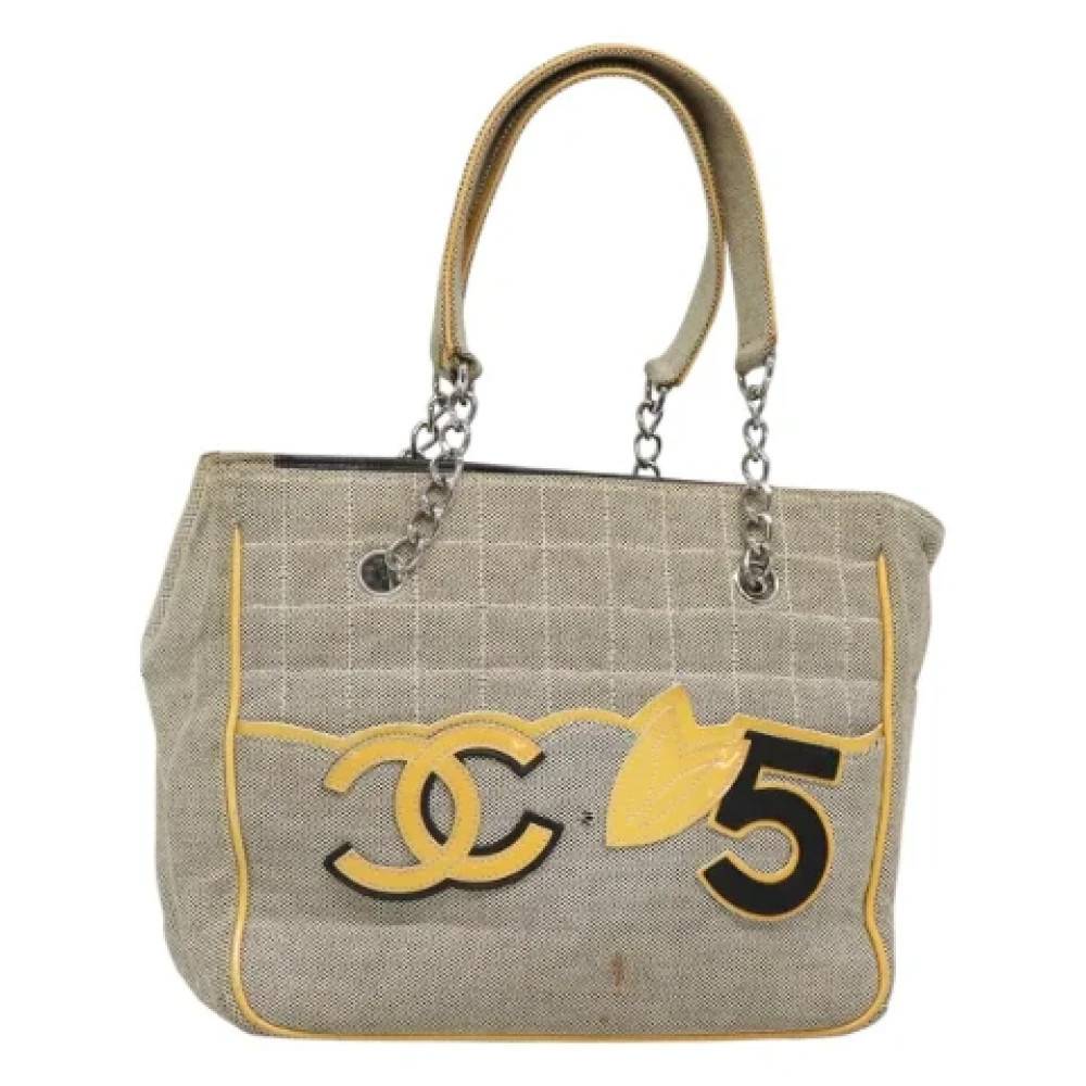 Chanel Vintage Pre-owned Vintage Tote Bag - Vintage - Dame - Beige - ONE SIZE -