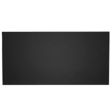 Millex Stænkplade sort glas, firkantet 40x80 cm