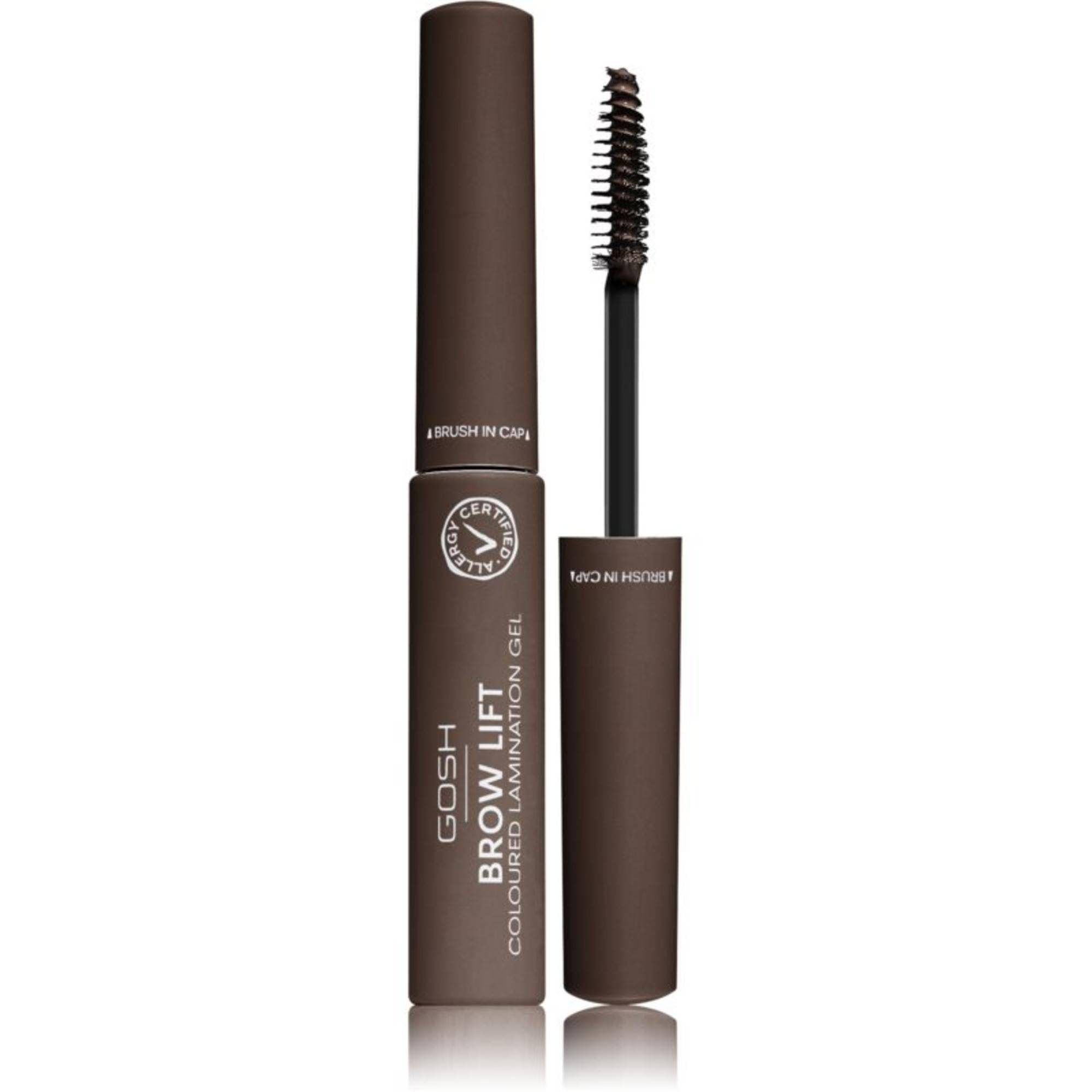 Gosh Brow Lift Gel sopracciglia effetto laminazione 001 Grigio Marrone 3 ml — Gel sopracciglia