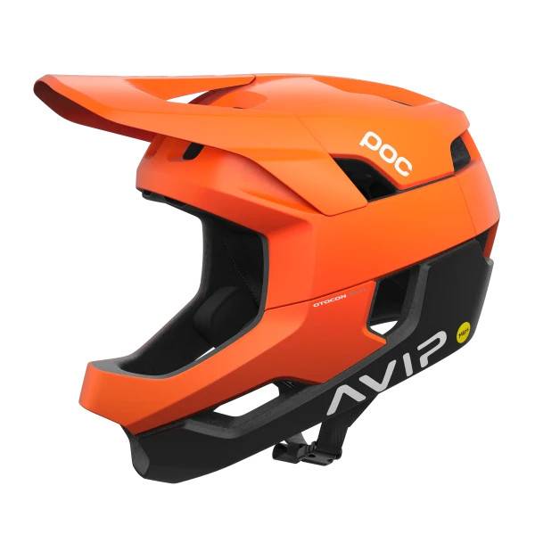 Refurbished - POC Otocon Race Mips Fullfacehjelm fluorescent orange/uranium black
