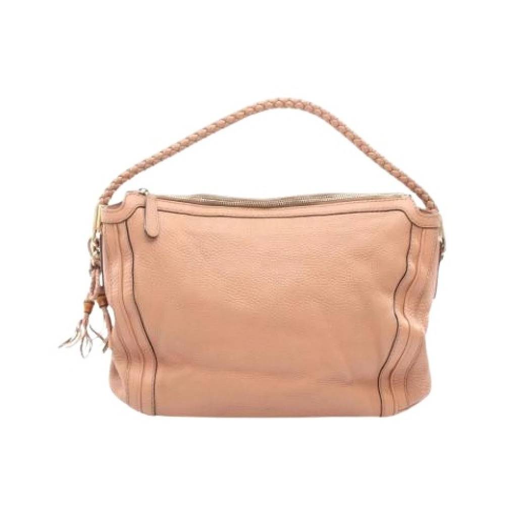 Gucci Vintage Pre-owned Vintage Skuldertaske - Vintage - Dame - Lyserød - ONE SIZE - Uld