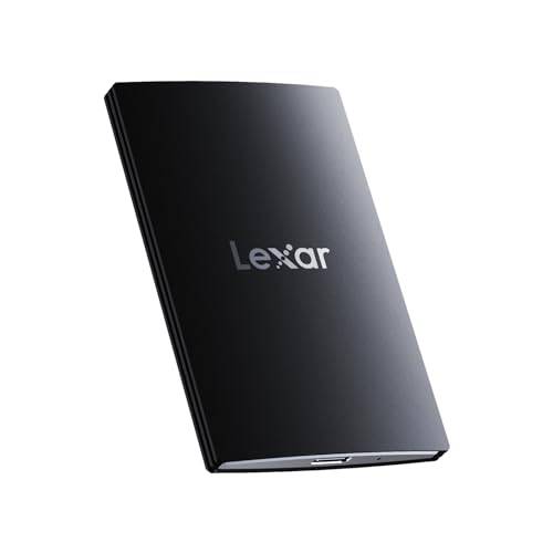 Lexar SL500 Extern SSD 2TB, USB3.2 Gen2x2 Bärbar SSD, PSSD upp till 2000MB/s Läs, 1800MB/s Write, Extern Solid State Drive kompatibel med iPhone15 Series/Mac/PS5/XBOX/Laptop (LSL500X002T-RNBNG)