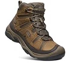KEEN Circadia Mid vattentäta vandringsstövlar för män, Bison brindle, 46 EU