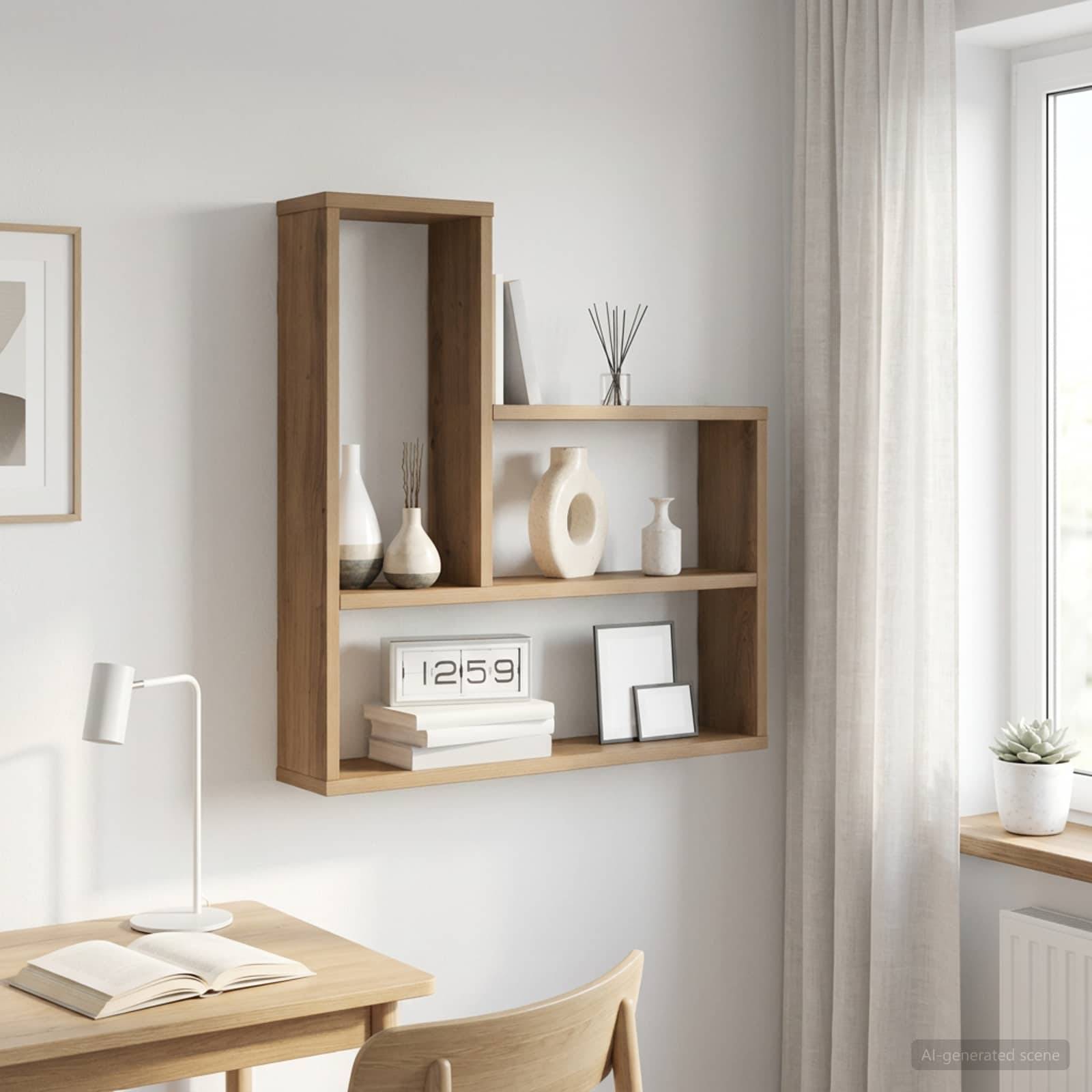 vidaXL Vägg hylla Artisan-ek 60 x 11 x 60 cm Konstruerat trä
