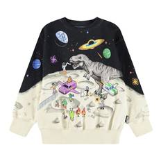 Molo Sweatshirt - Mattis - Pixelmåne - Molo - 10 år (140) - Sweatshirt