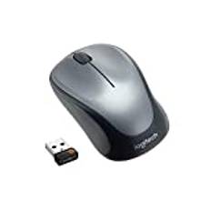 Logitech M235 Kabellose Maus, 2,4 GHz mit USB-Unifying-Empfänger, 1000 DPI Optical Tracking, 12 Monatige Batterielaufzeit, Kompatibel mit PC, Mac, Laptop und Chromebook - Grau