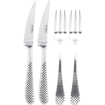 Bestickset Global GT-102 - 2 gafflar, 2 knivar