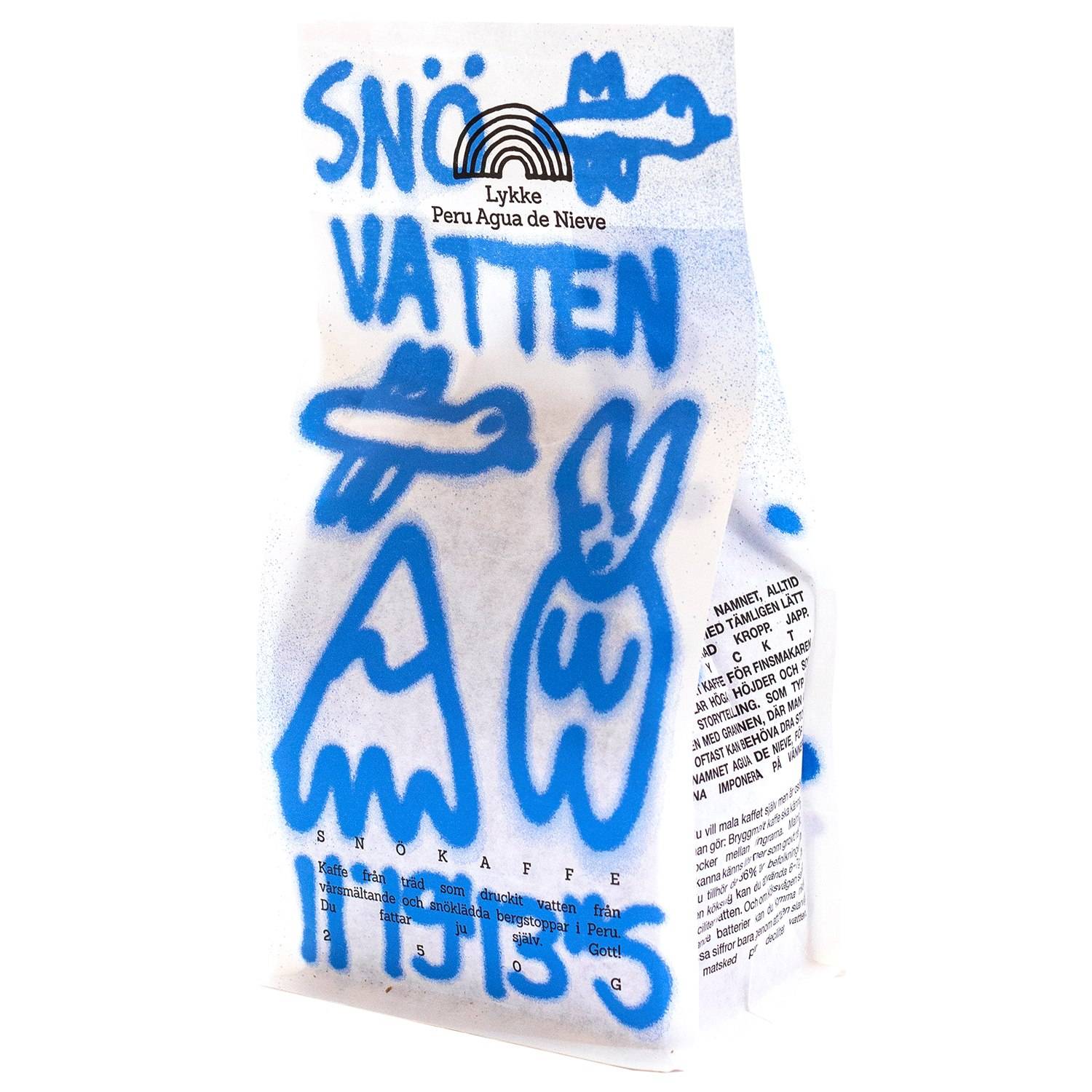 Lykke Kaffegårdar Snövatten Kaffebönor Malda, 250 g