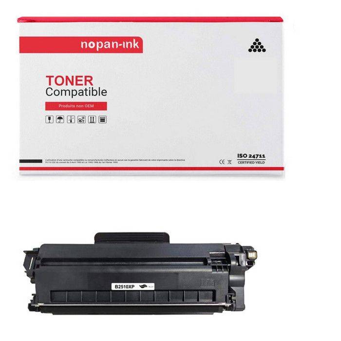 Toner - NOPAN-INK - TN-2510XL - Kompatibel BROTHER - Svart - 1 enhet