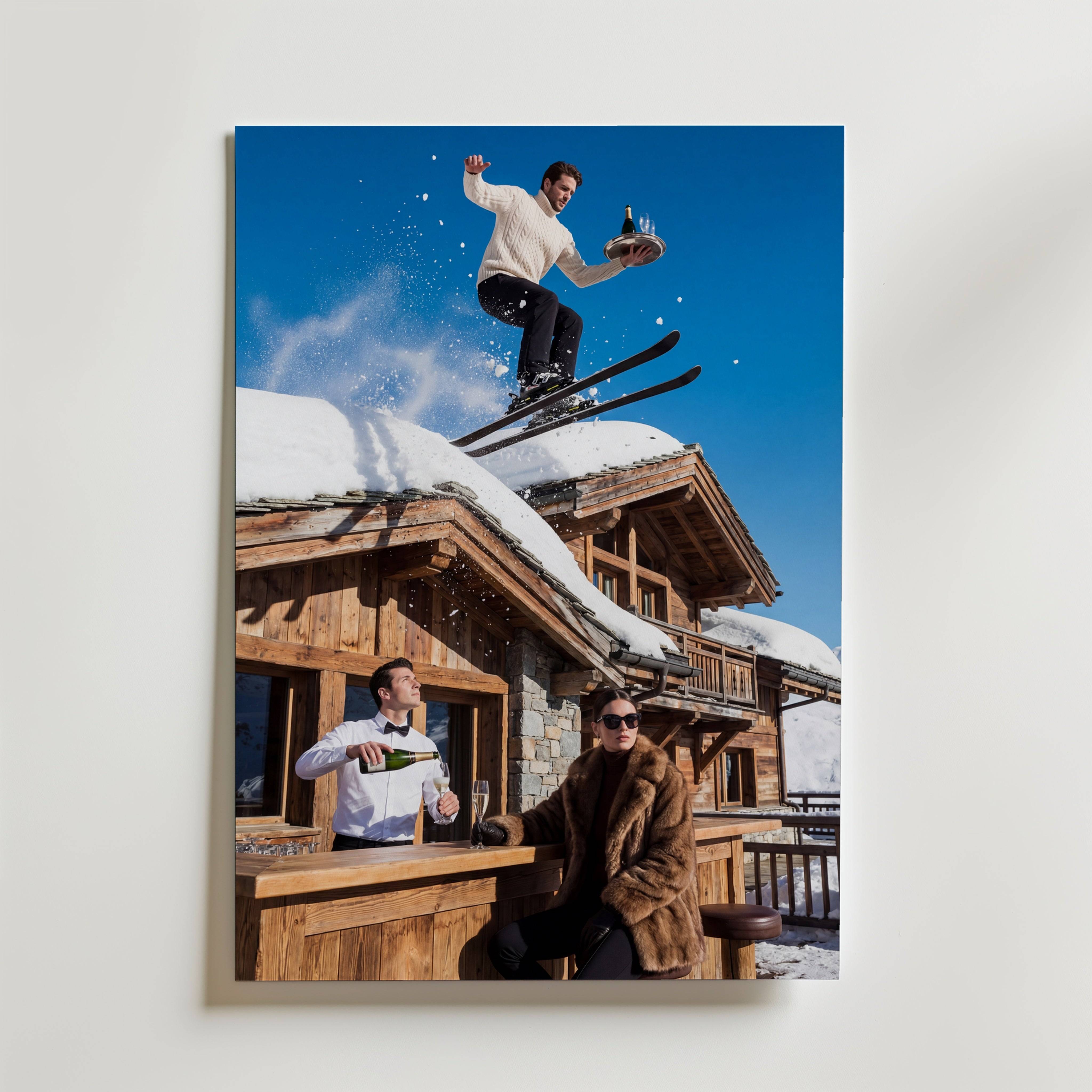 Apr�s-Ski Prestige Poster - Premium Canvas 100x140 cm Utan passepartout