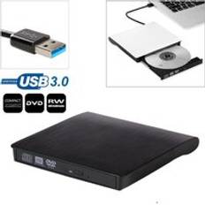 Smal extern usb 3.0 dvd rw cd writer drive burner reader player f&#xF6;r b&#xE4;rbar dator - Vit