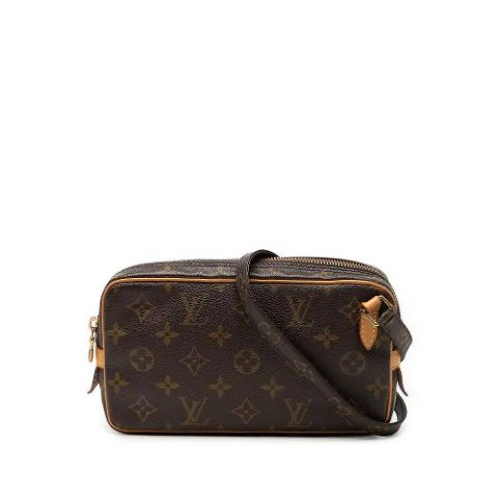Louis Vuitton Vintage Pre-owned Marly Bandouliere - Vintage - Dame - Brun - ONE SIZE - Uld
